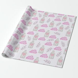 Papier Cadeau Papier d'enveloppement Motif cardiaque
