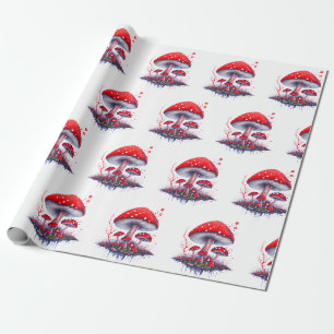 Papier Cadeau Papier d'enveloppement Motif d'aquarelle