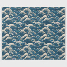 Papier d'enveloppement Motif Wave japonais