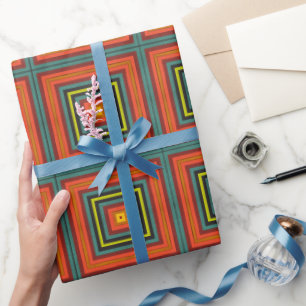 Papier Cadeau Papier d'enveloppement multicolores