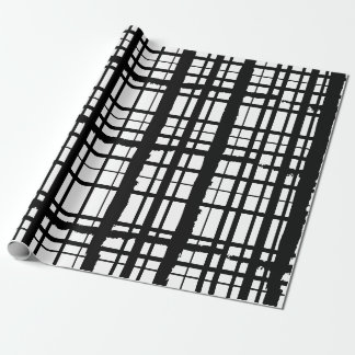 Papier Cadeau Papier d'enveloppement noir et blanc 2
