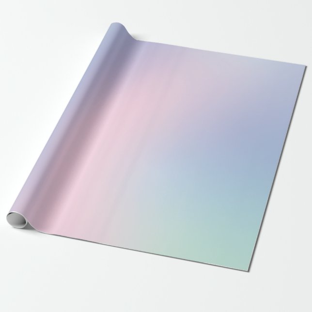 Papier Cadeau Papier d'enveloppement pâle couleur pastel (Déroulé)