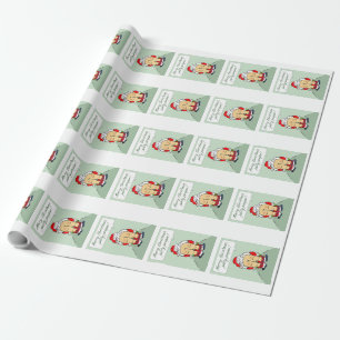 Papier Cadeau Papier d'enveloppement Père Noël Mooning
