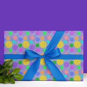 Papier Cadeau Papier d'enveloppement Pickleball Pop Art super