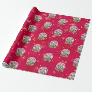 Papier Cadeau Papier d'enveloppement pour fêtes de fêtes de cétr
