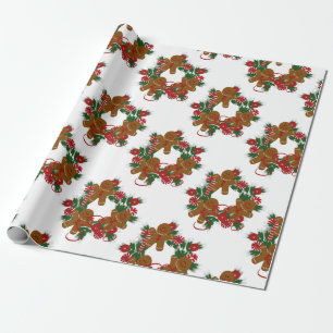Papier Cadeau Papier d'enveloppement pour homme de pain de ginge