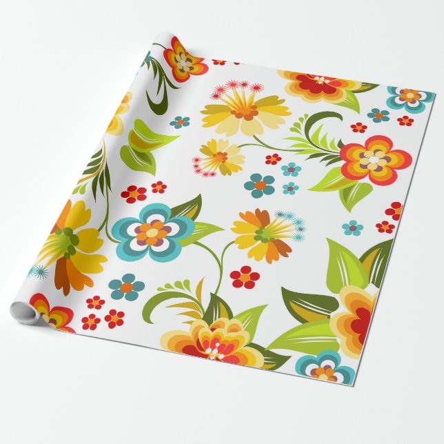 Papier Cadeau Papier d'enveloppement Premium pour cadeau avec st (Déroulé)