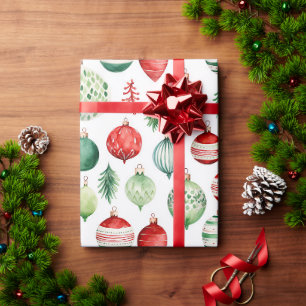 Papier Cadeau Papier d'enveloppement rétro de Noël