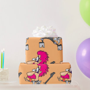 Papier Cadeau Papier d'enveloppement Rocker Star