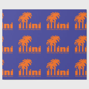 Papier Cadeau Papier d'enveloppement San Diego Illini
