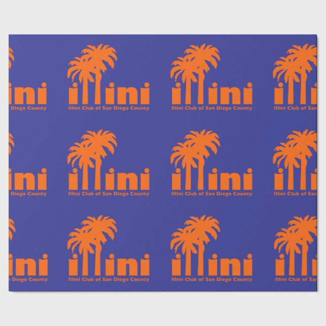 Papier Cadeau Papier d'enveloppement San Diego Illini (Couture)