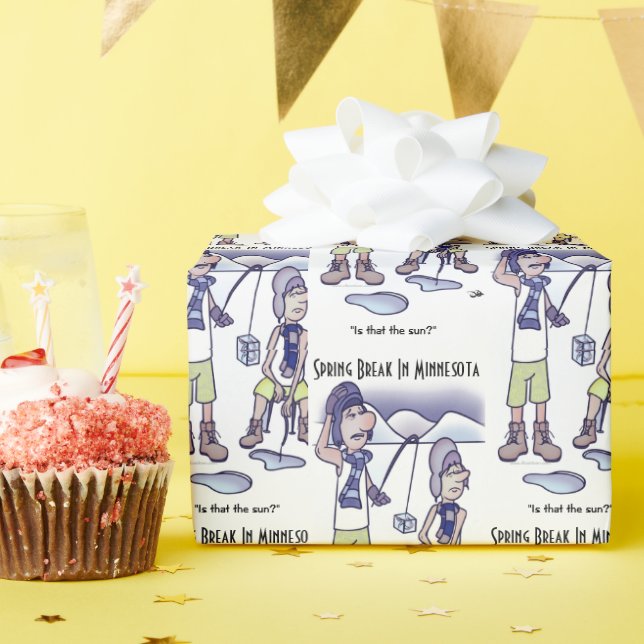 Papier Cadeau Papier d'enveloppement Spring Break (Fête d'anniversaire)