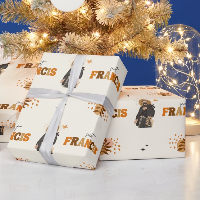 Papier Cadeau Papier d'enveloppement St. Francis (Vacances)