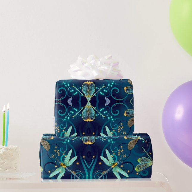 Papier Cadeau Papier d'enveloppement Turquoise (Cadeaux de fête)