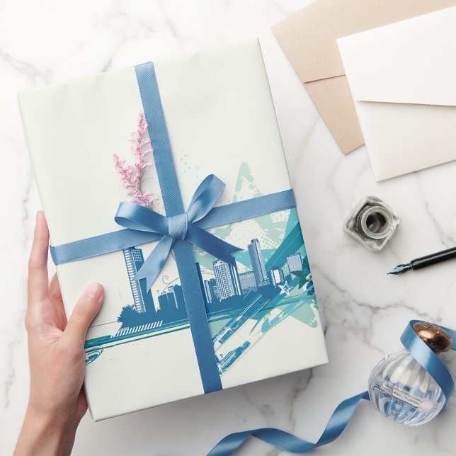 Papier Cadeau Papier d'enveloppement urbain (Créateur téléchargé)