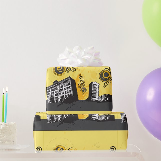 Papier Cadeau Papier d'enveloppement urbain (Créateur téléchargé)