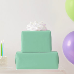 Papier Cadeau Papier d'enveloppement vert en mousse de mer