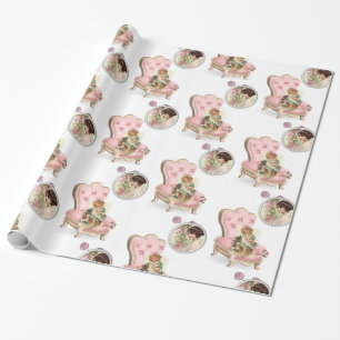 Papier Cadeau Papier d'enveloppement victorien