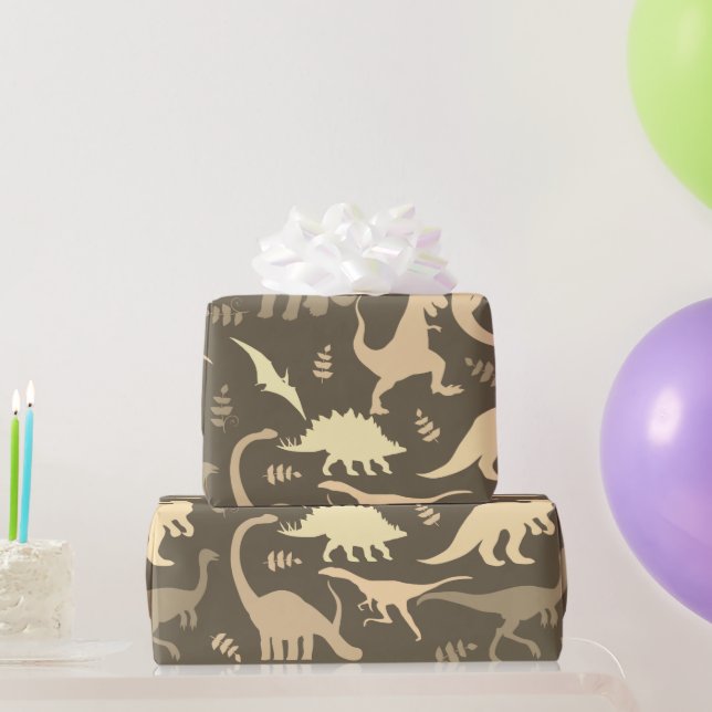 Papier Cadeau Papier Dinosaure (Cadeaux de fête)