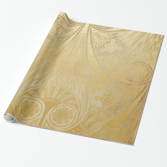 Papier Cadeau Papier égyptien d'emballage cadeau de conception (Déroulé)