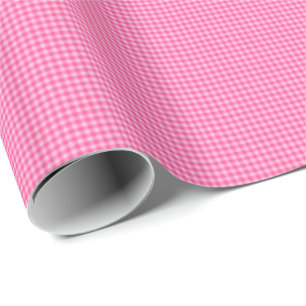 Papier Cadeau PAPIER En vichy-CADEAU Pink-White Pastel