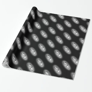 Papier Cadeau Papier enveloppant éternité - noir