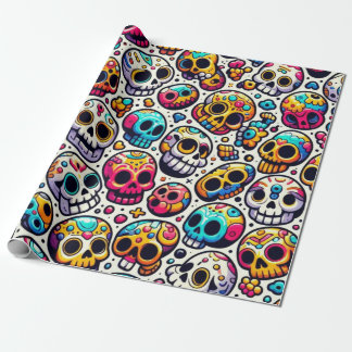 Papier Cadeau Papier enveloppant pour Halloween...