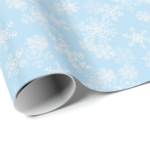 Papier Cadeau Papier-flocons de neige de Noël