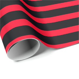 Papier Cadeau Papier Gras Rouge Et Noir