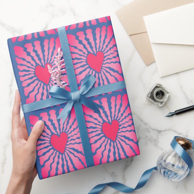 Papier Cadeau Papier Heart Love (Cadeaux)