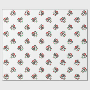 Papier Cadeau Papier heureux d'enveloppe de cadeau d'araignée de