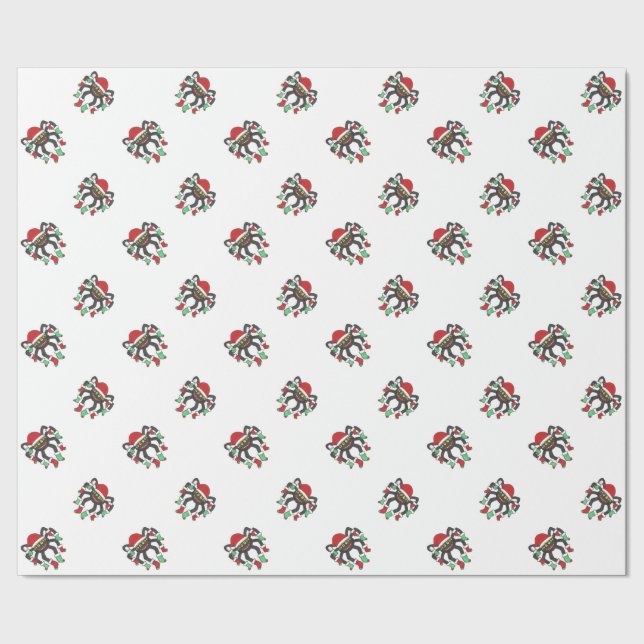 Papier Cadeau Papier heureux d'enveloppe de cadeau d'araignée de (Couture)