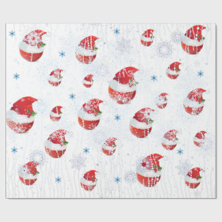 Papier Cadeau Papier impressionnant de tomate de Noël