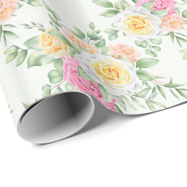 Papier Cadeau Papier mariage (Coin rond)