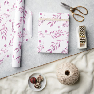 Papier Cadeau Papier Mariage Feuille jolie violet