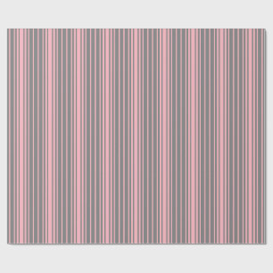 Papier Cadeau Papier Motif à enveloppement gris et rose clair