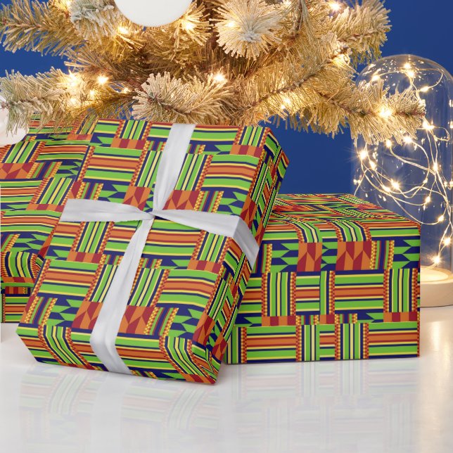 Papier Cadeau Papier Motif africain (Vacances)