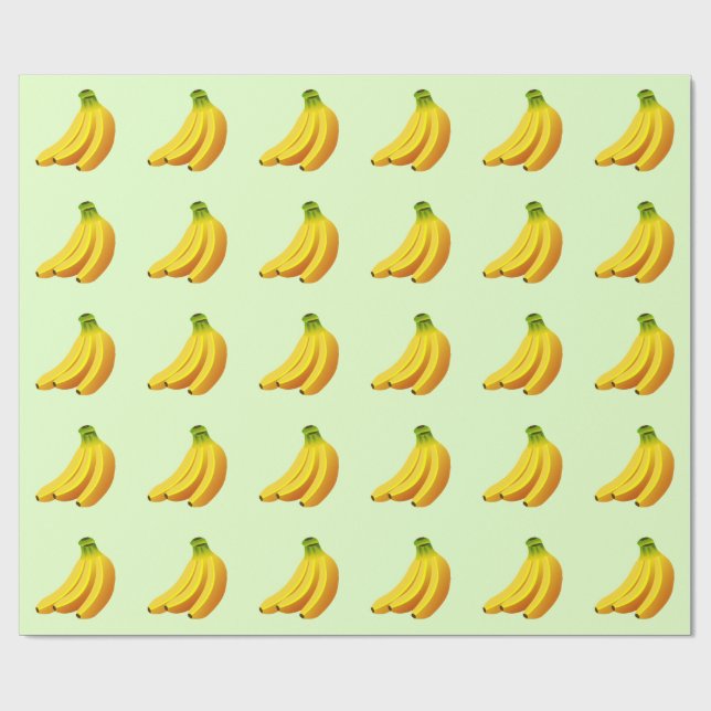 Papier Cadeau Papier MOTIF BANANAS (Plat)