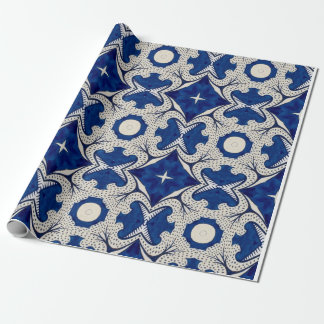 Papier Cadeau Papier Motif bleu intense