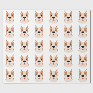 Papier Cadeau Papier MOTIF BOXER DOG