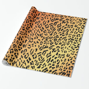 Papier Cadeau Papier Motif Cheetah