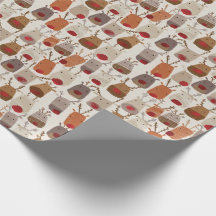 Papier Motif de rennes