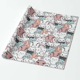 Papier Cadeau Papier Motif Monster mignon