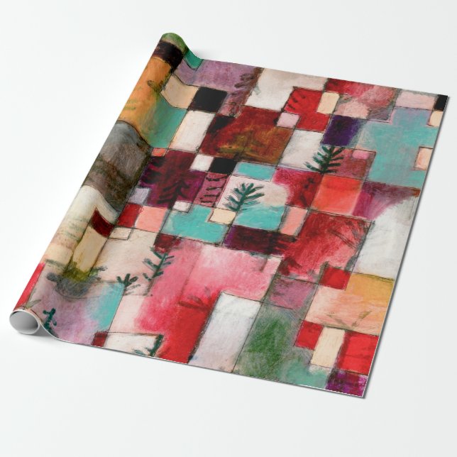 Papier Cadeau Papier motif peinture ART (Déroulé)