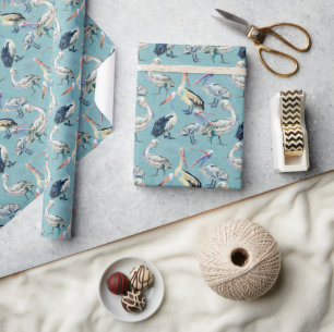 Papier Cadeau Papier Motif Plage Pelican