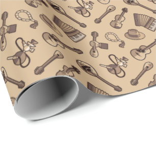 Papier Cadeau Papier Motif Rebetiko