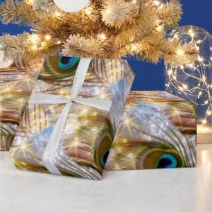 Papier Cadeau Papier mousseux Peacock
