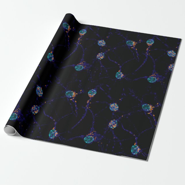 Papier Cadeau papier neuronal (Déroulé)
