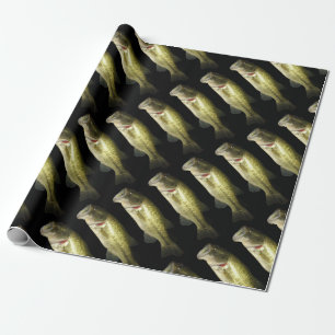 Papier Cadeau Papier noir pour l'anniversaire des hommes de pois