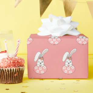 Papier Cadeau Papier Pastel Easter - Personnalisé